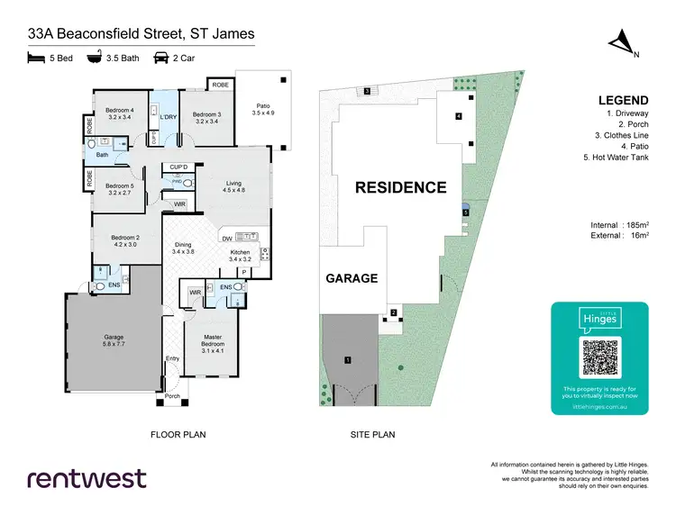 Floorplan of Homely house listing, 33A Beaconsfield St, St James WA 6102