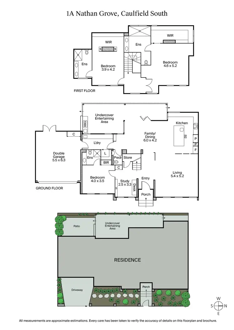 Floorplan of Homely townhouse listing, 1A Nathan Grove, Caulfield South VIC 3162