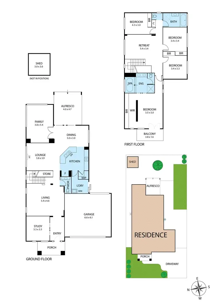 Floorplan of Homely house listing, 3 Dahlia Way, Point Cook VIC 3030