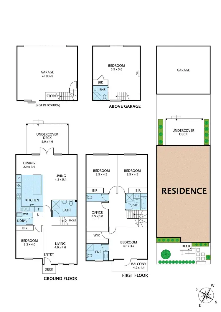 Floorplan of Homely townhouse listing, 103 John Liston Drive, Newport VIC 3015