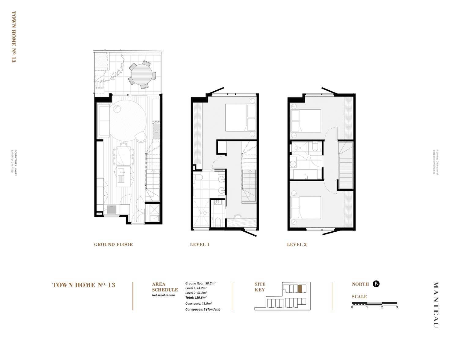 Floorplan of Homely townhouse listing, 13/225-227 Williams Road, South Yarra VIC 3141