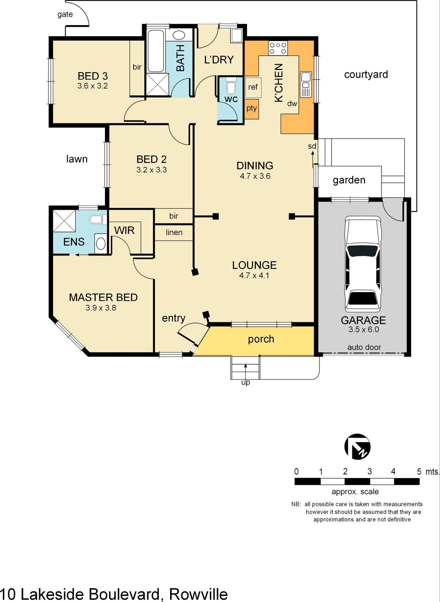 Floorplan of Homely house listing, 10 Lakeside Boulevard, Rowville VIC 3178
