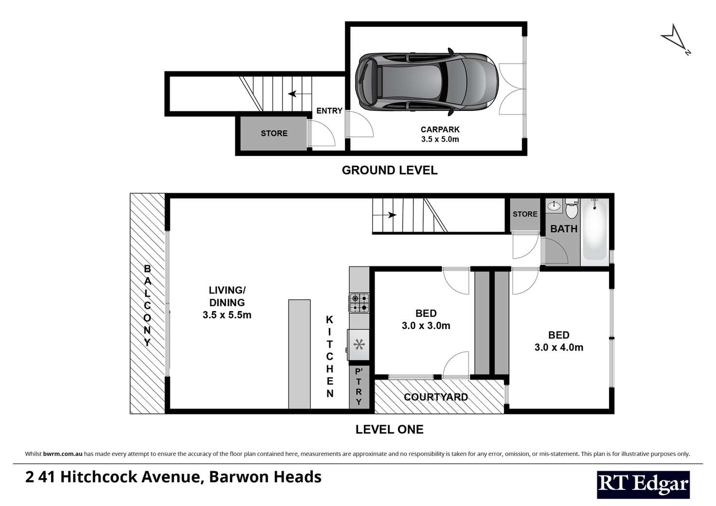 Floorplan of Homely apartment listing, 2/41 Hitchcock Avenue, Barwon Heads VIC 3227