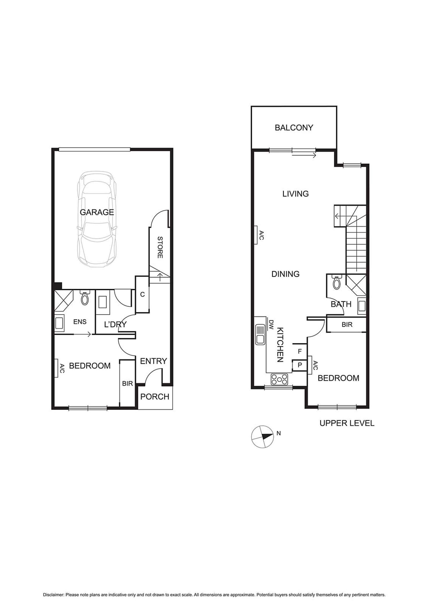 Floorplan of Homely townhouse listing, 5/31 Rothschild Street, Glen Huntly VIC 3163