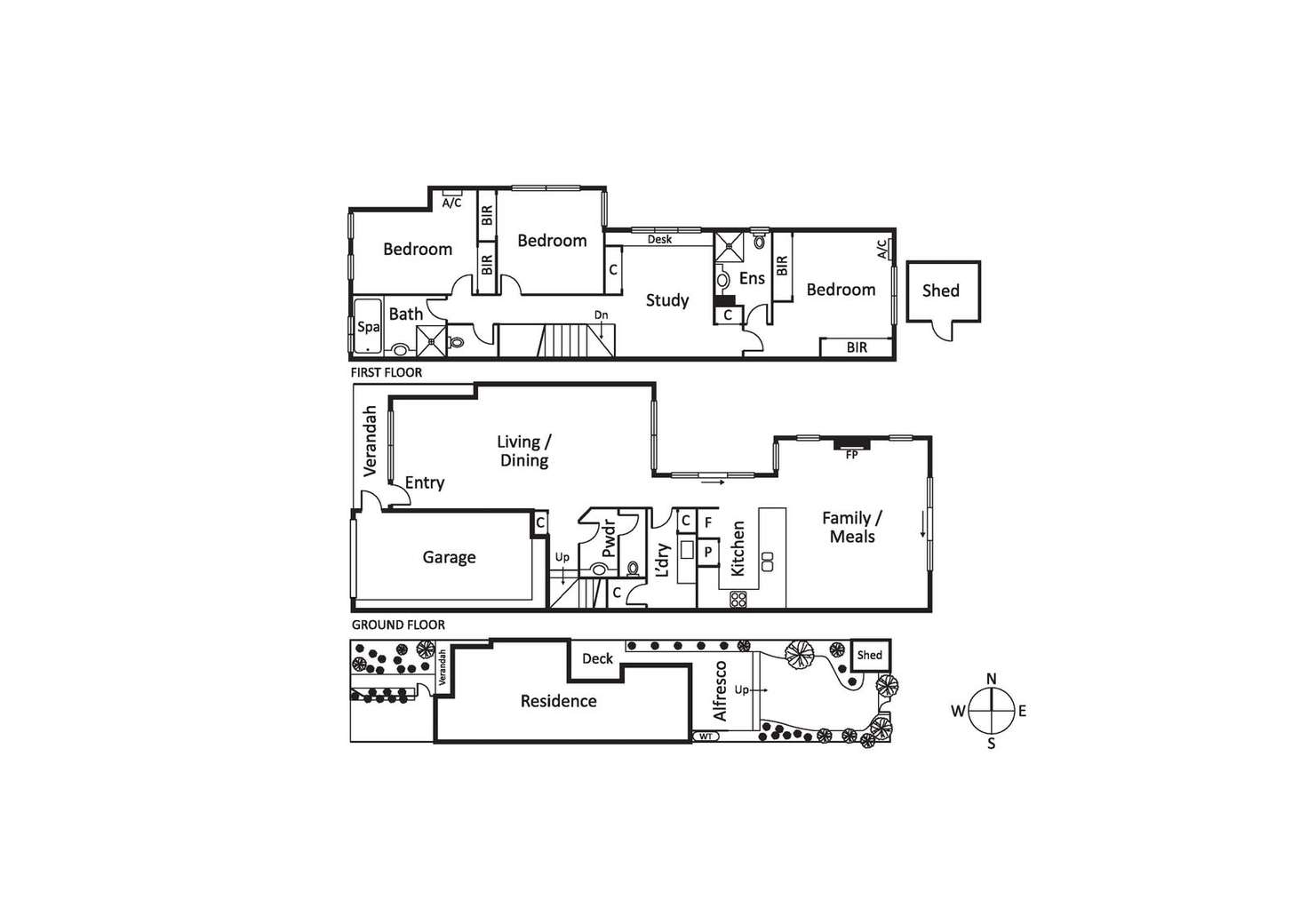 Floorplan of Homely house listing, 82 Glencairn Avenue, Brighton East VIC 3187