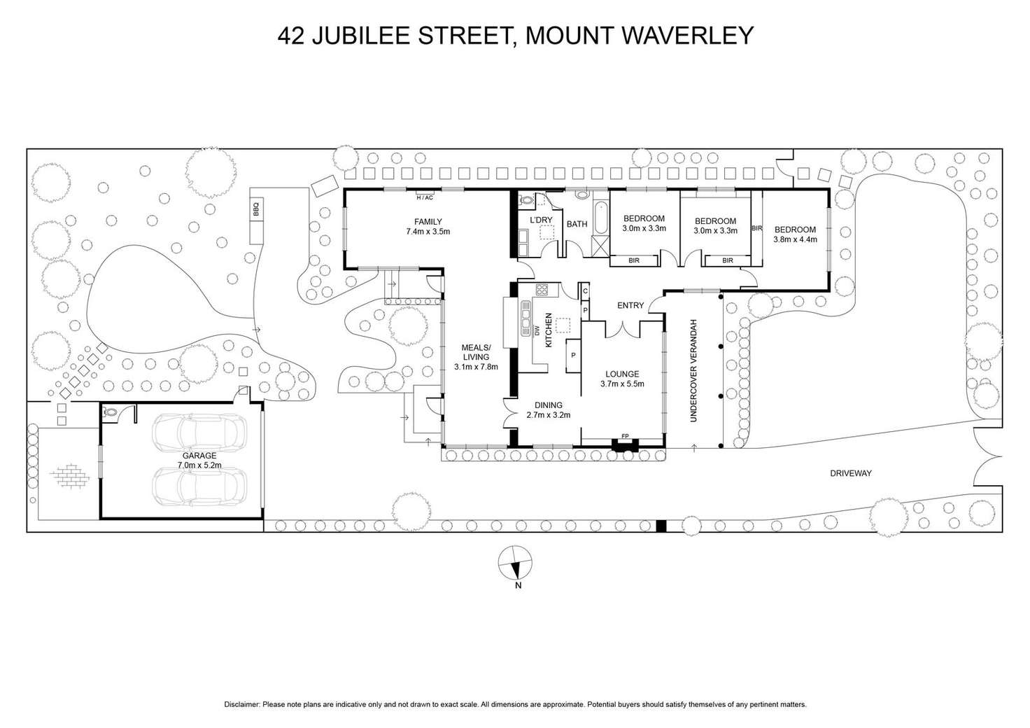Floorplan of Homely house listing, 42 Jubilee Street, Mount Waverley VIC 3149