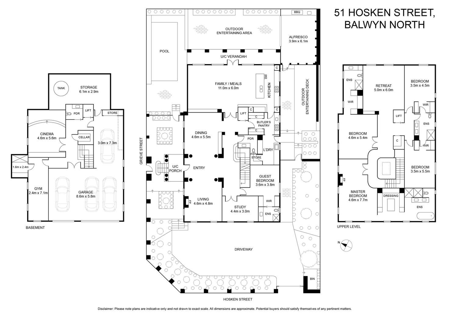 Floorplan of Homely house listing, 51 Hosken Street, Balwyn North VIC 3104