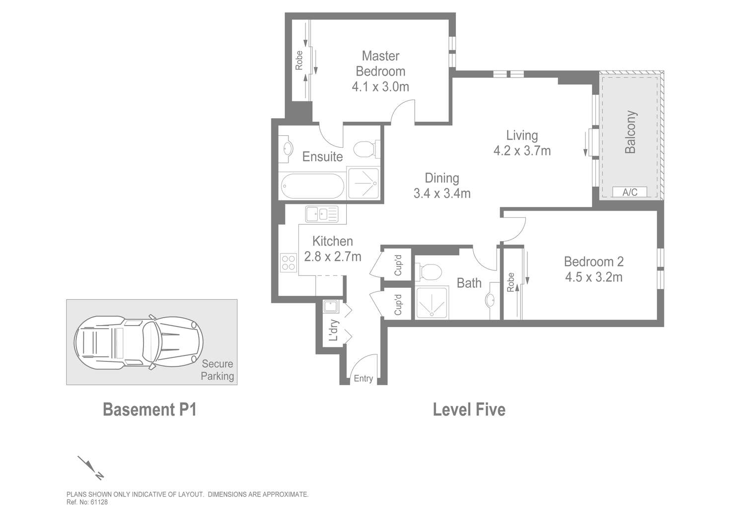 Floorplan of Homely unit listing, 138/95 Bonar  Street, Wolli Creek NSW 2205