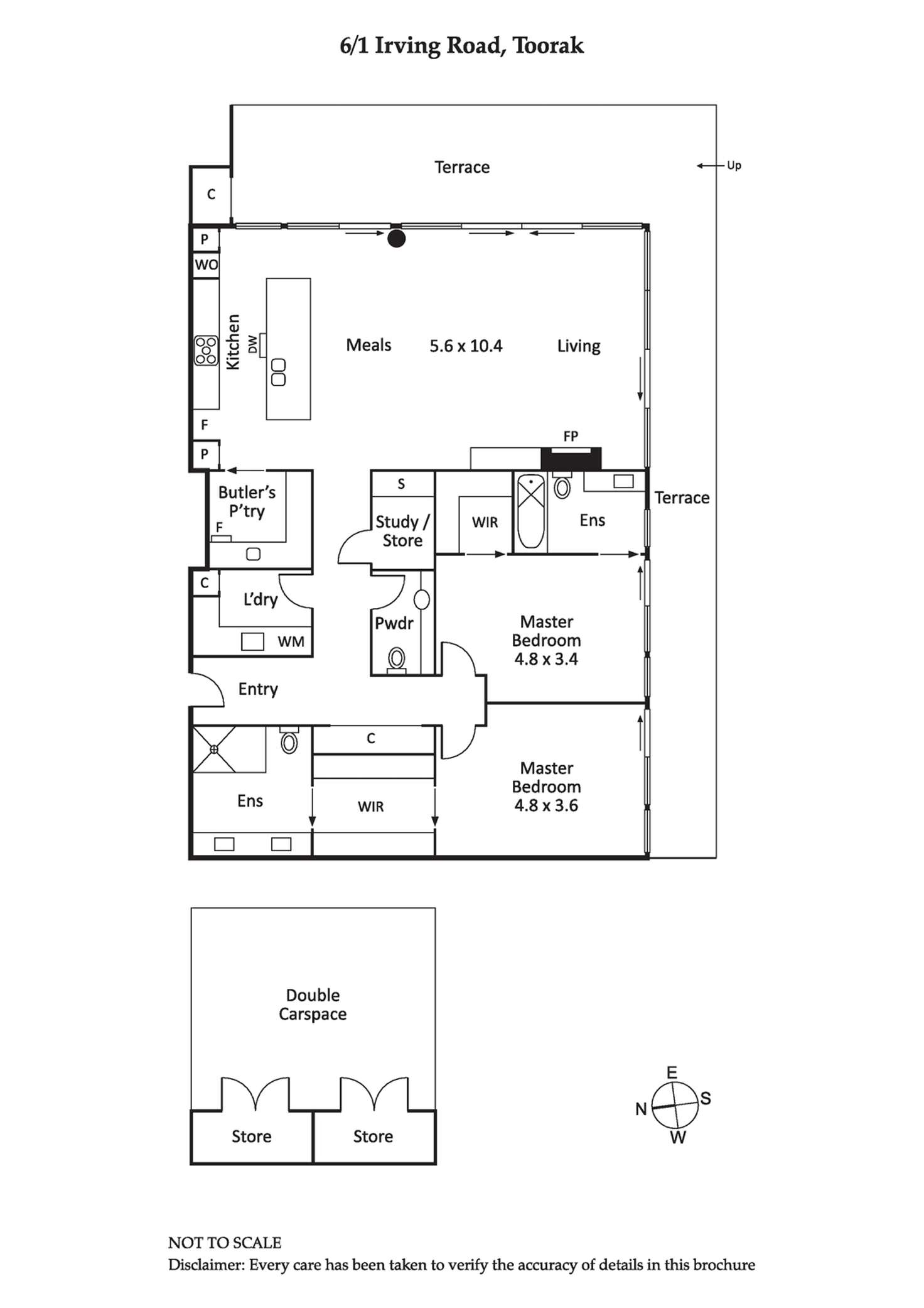 Floorplan of Homely apartment listing, 6/1 Irving Road, Toorak VIC 3142
