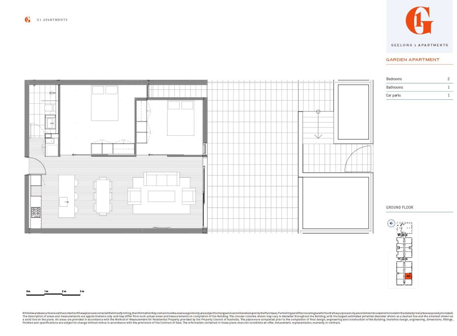 Floorplan of Homely apartment listing, G11/148 Bellerine Street, Geelong VIC 3220