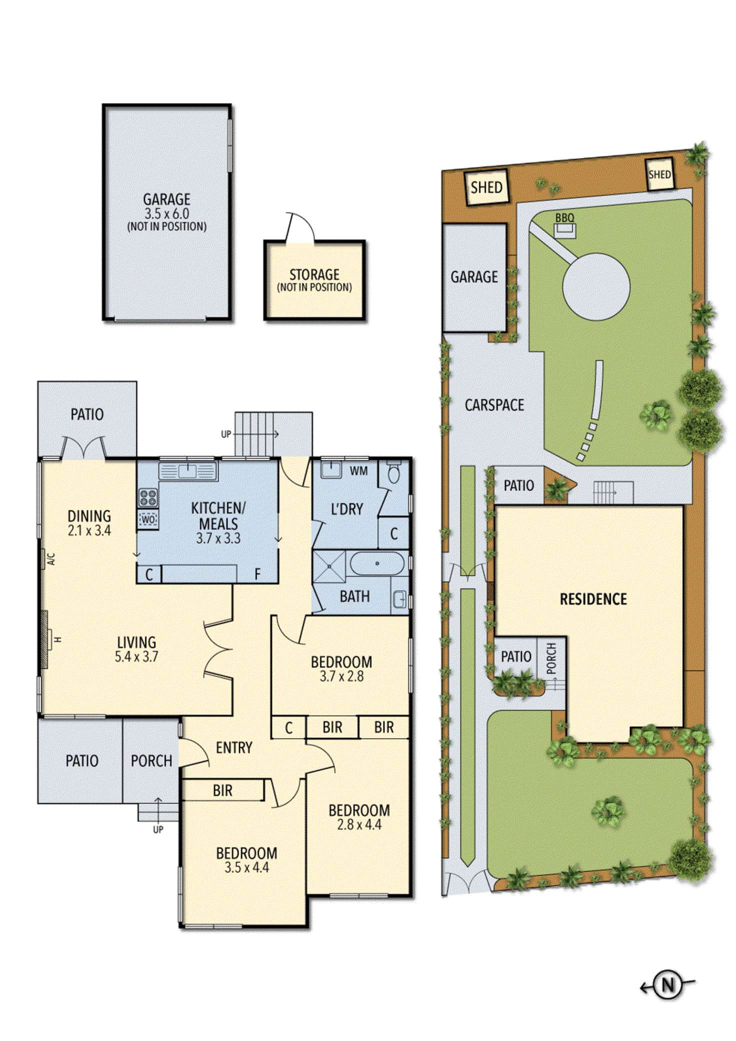 Floorplan of Homely house listing, 44 Columba Street, Balwyn North VIC 3104