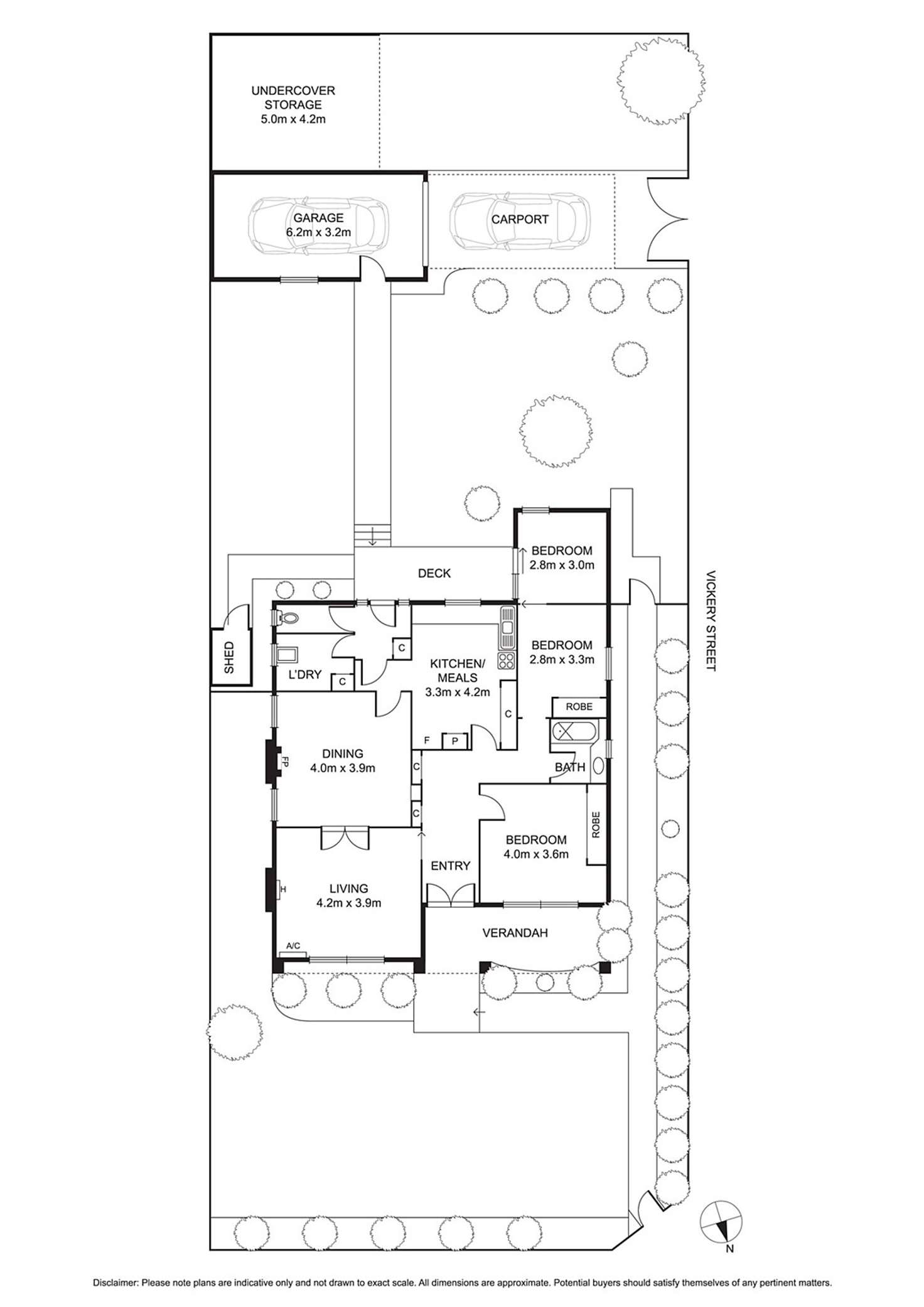 Floorplan of Homely house listing, 12 Field Street, Bentleigh VIC 3204