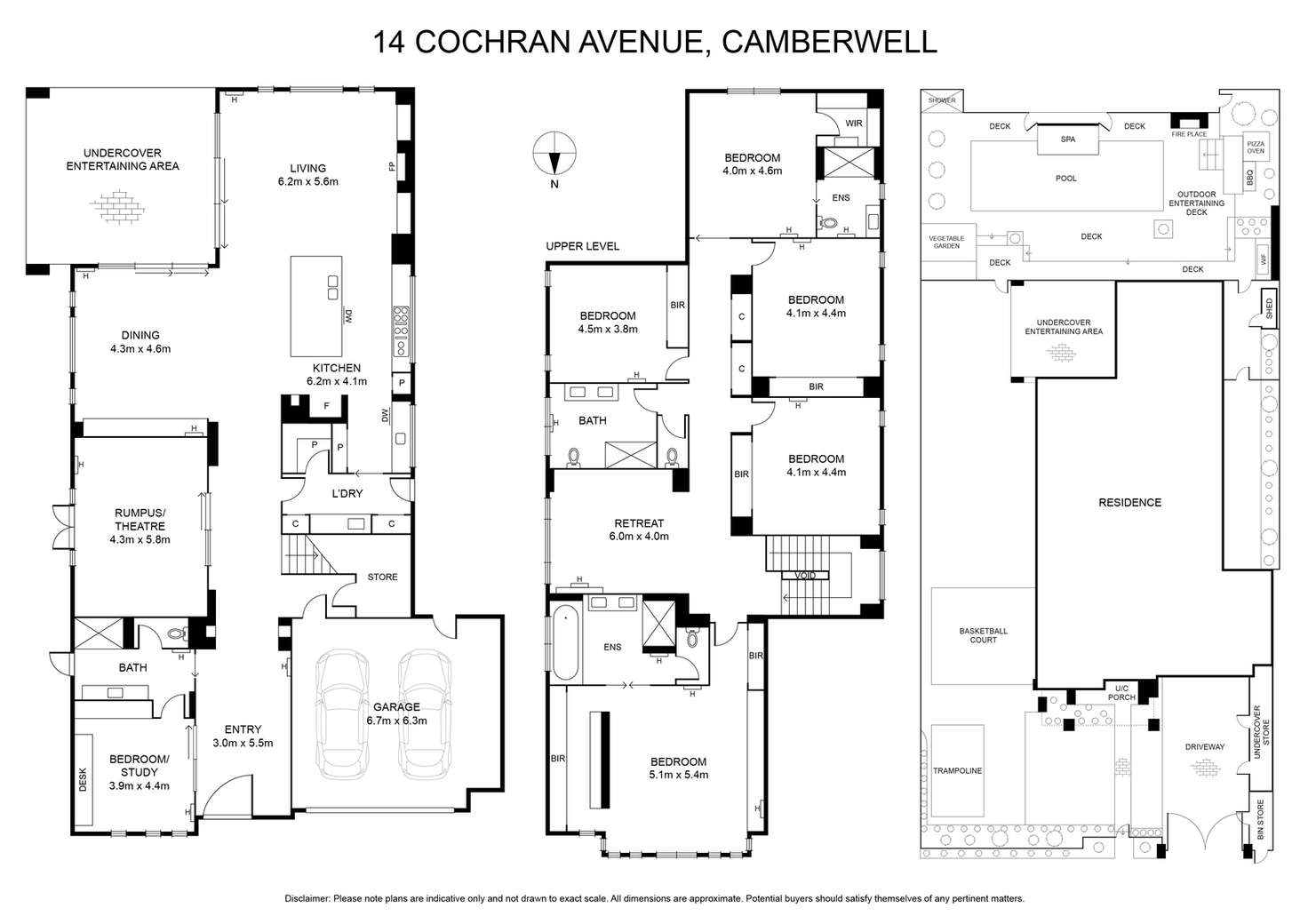 Floorplan of Homely house listing, 14 Cochran Avenue, Camberwell VIC 3124