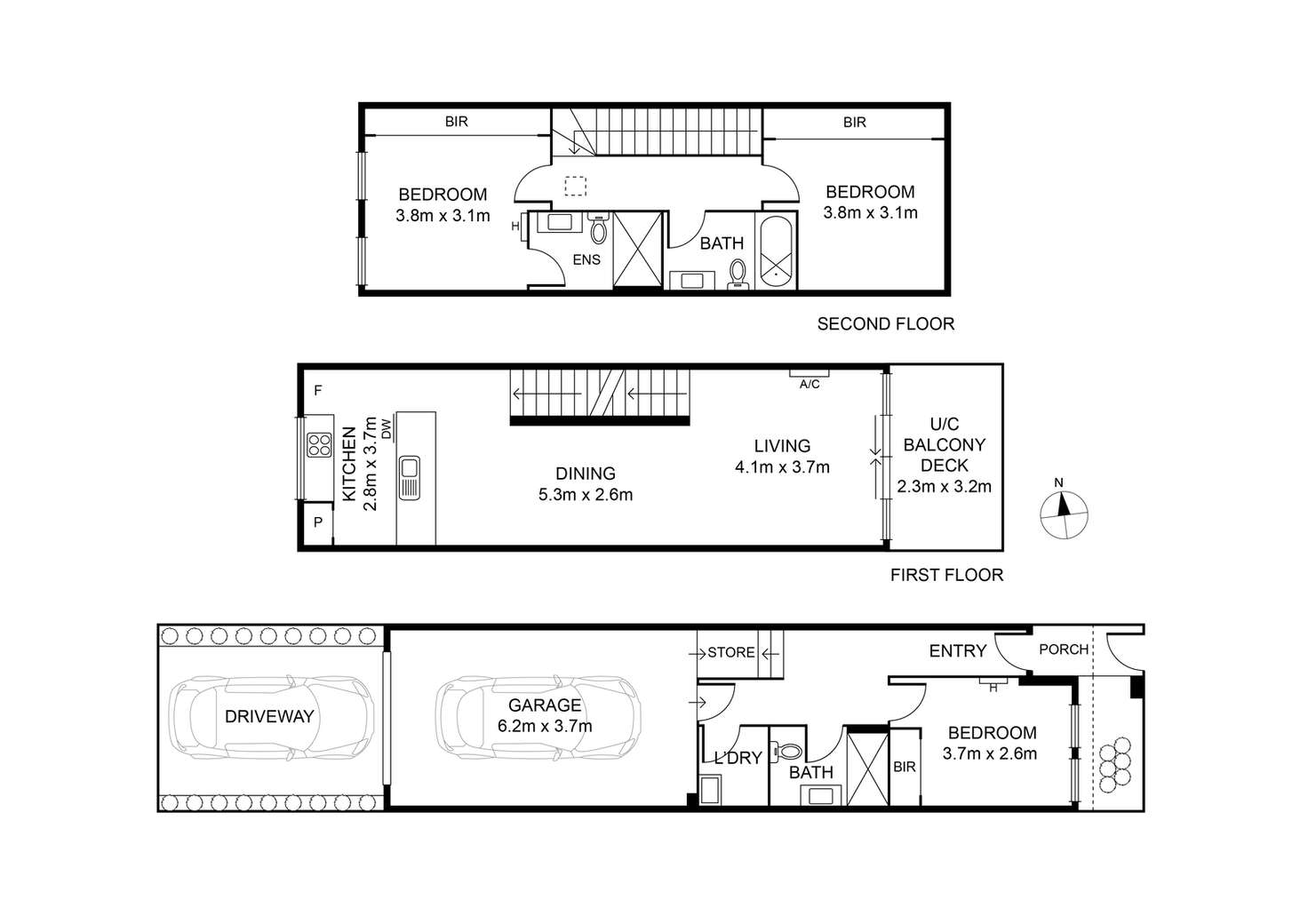 Floorplan of Homely townhouse listing, 29 Oak Terrace, Wheelers Hill VIC 3150