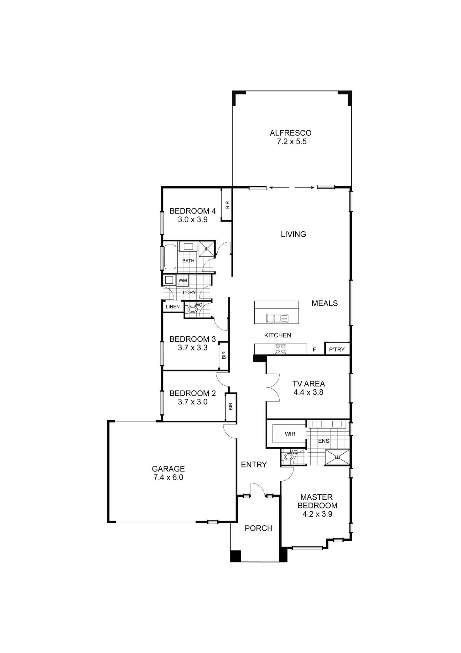 Floorplan of Homely house listing, 7 Palladium Circle, Beveridge VIC 3753