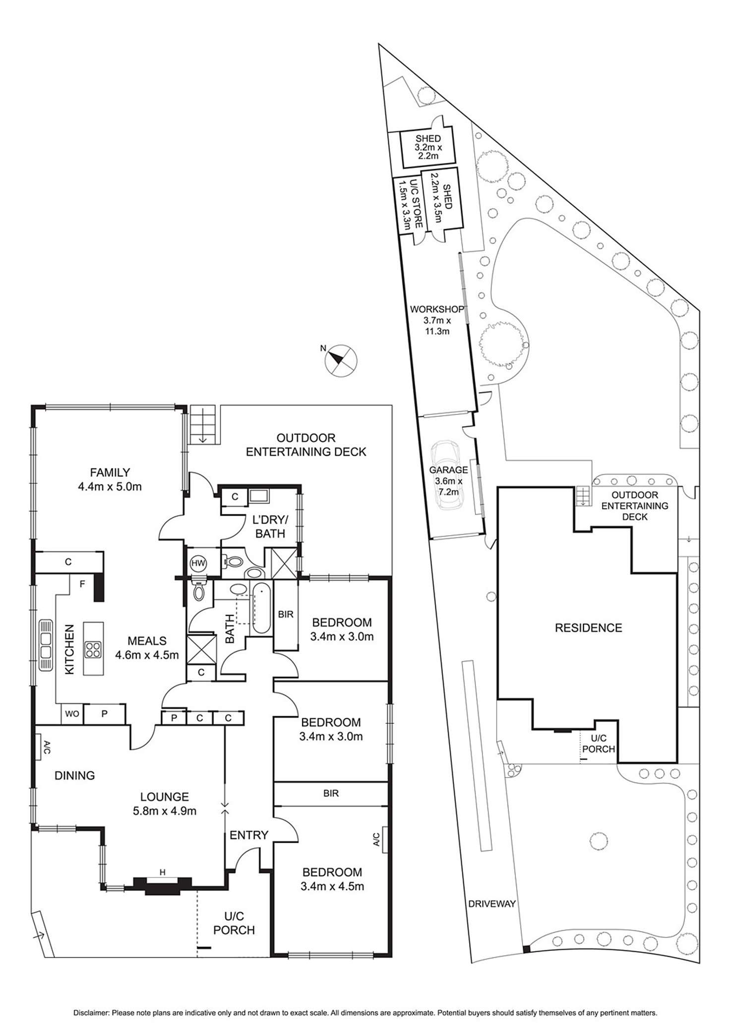 Floorplan of Homely house listing, 22 Neil Court, Bentleigh East VIC 3165