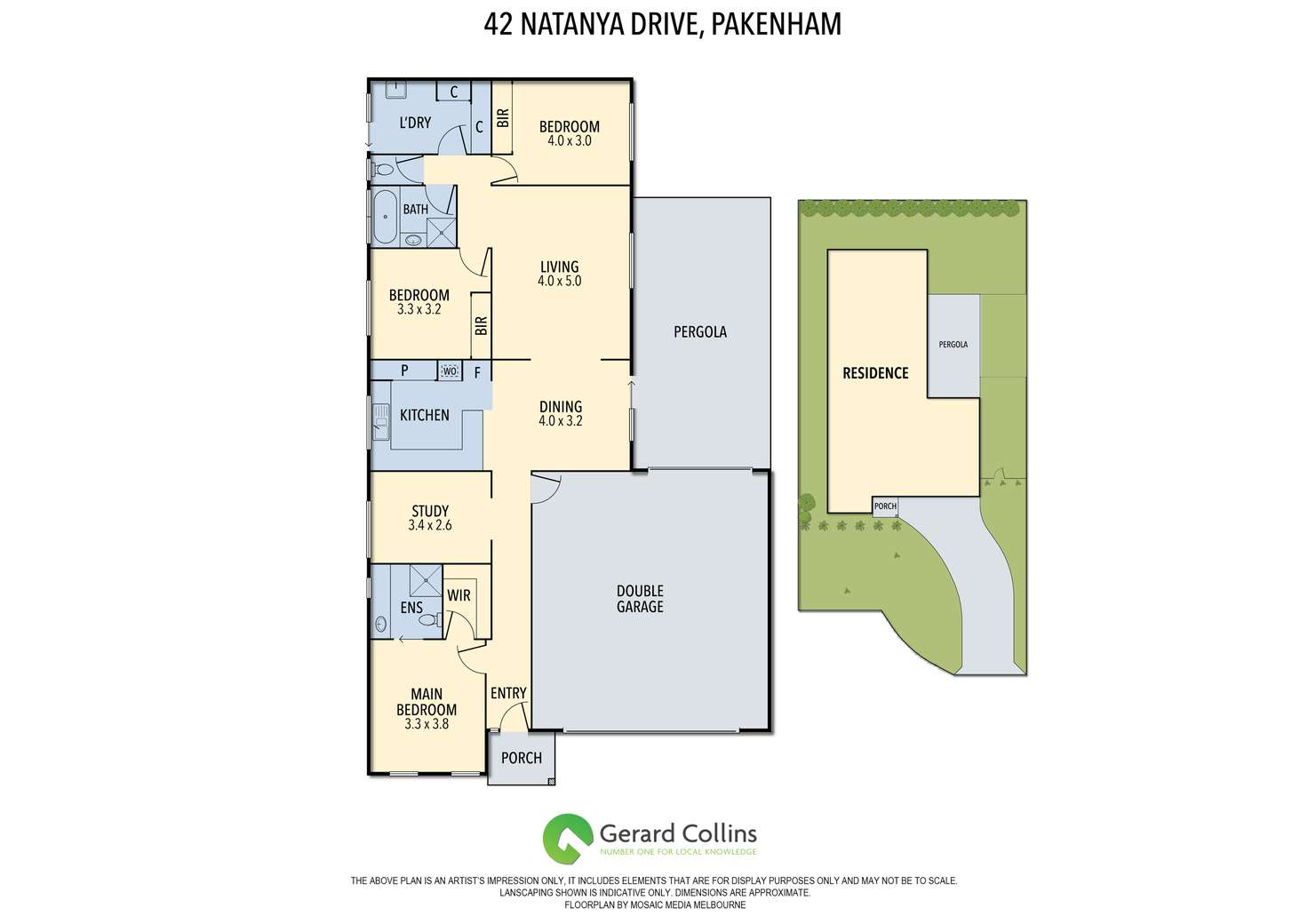 Floorplan of Homely house listing, 42 Natanya  Drive, Pakenham VIC 3810