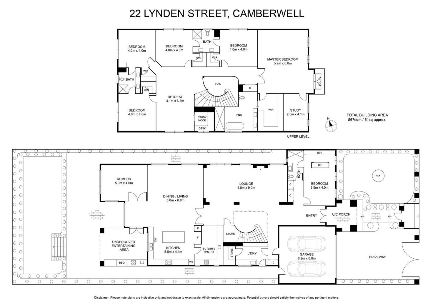 Floorplan of Homely house listing, 22 Lynden Street, Camberwell VIC 3124