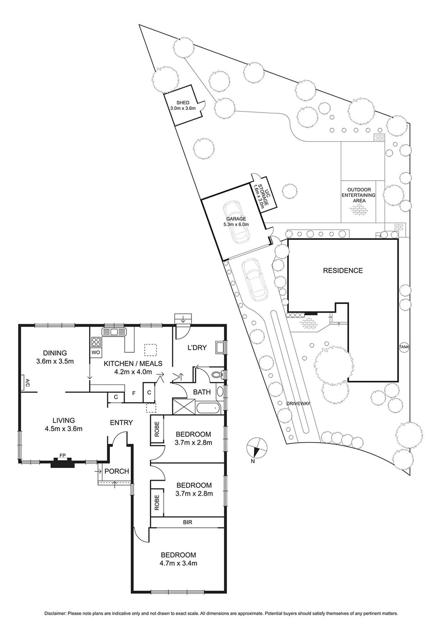 Floorplan of Homely house listing, 6 Hill Street, Bentleigh East VIC 3165