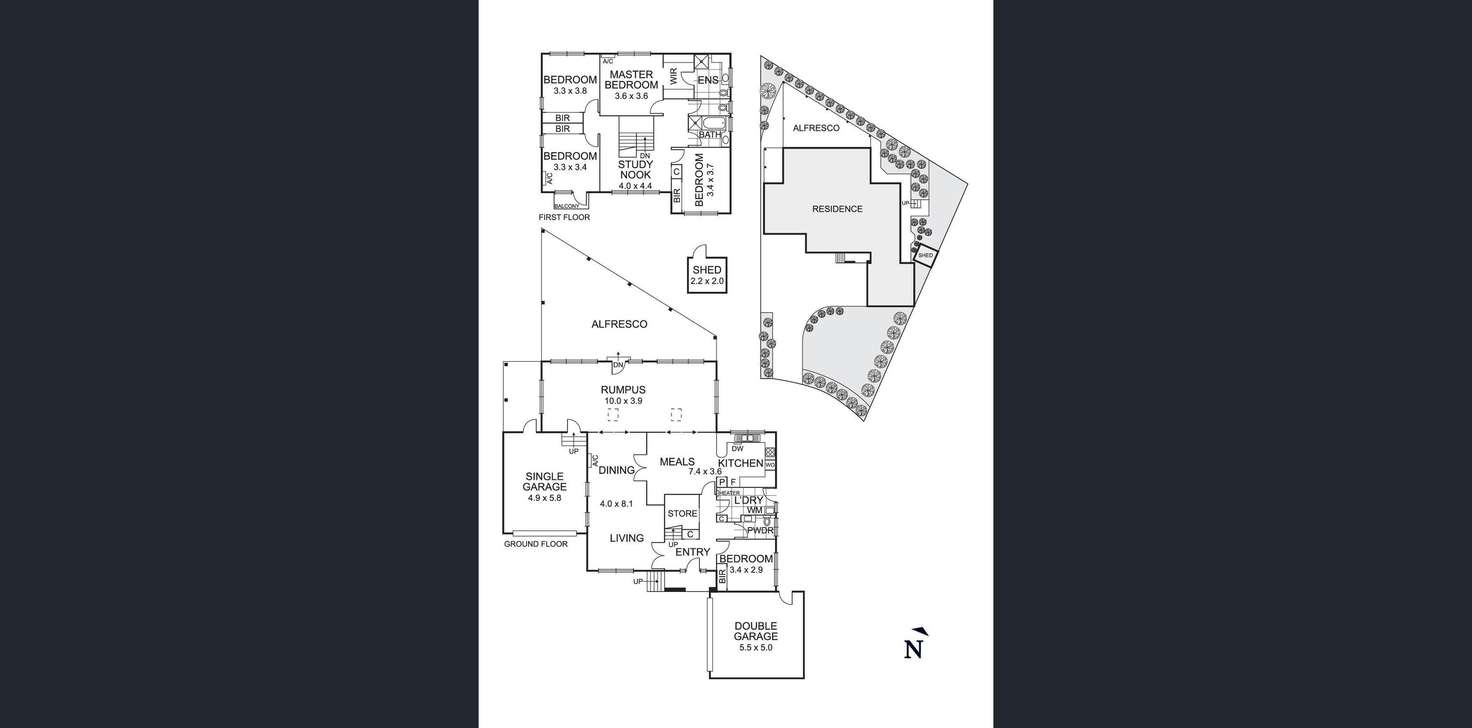 Floorplan of Homely house listing, 7 Springbank Court, Bulleen VIC 3105