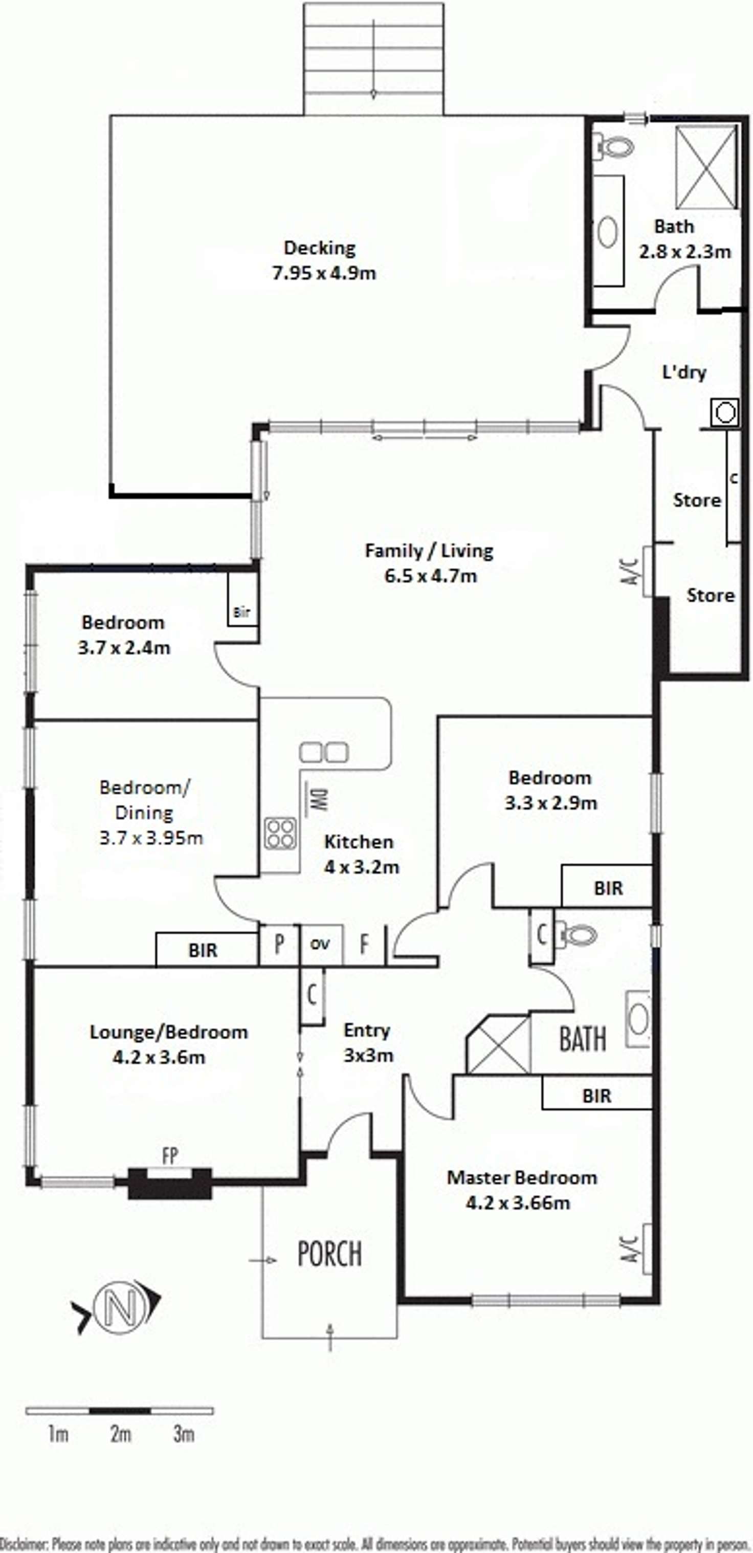 Floorplan of Homely house listing, 45 Godfrey  Street, Bentleigh VIC 3204