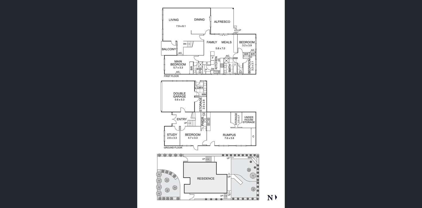 Floorplan of Homely house listing, 77 Rocklea Road, Bulleen VIC 3105