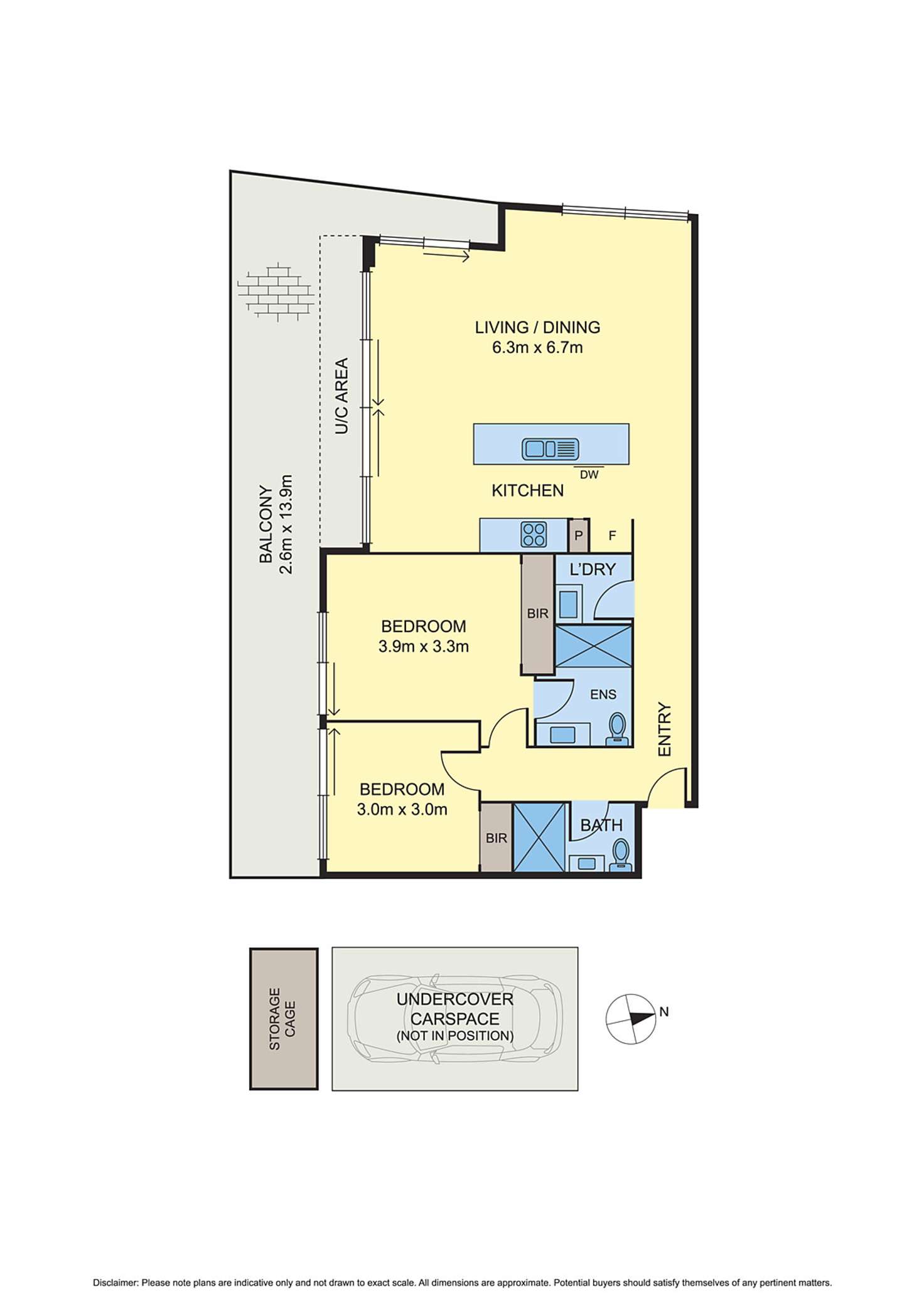 Floorplan of Homely apartment listing, 905/91-93 Tram Road, Doncaster VIC 3108