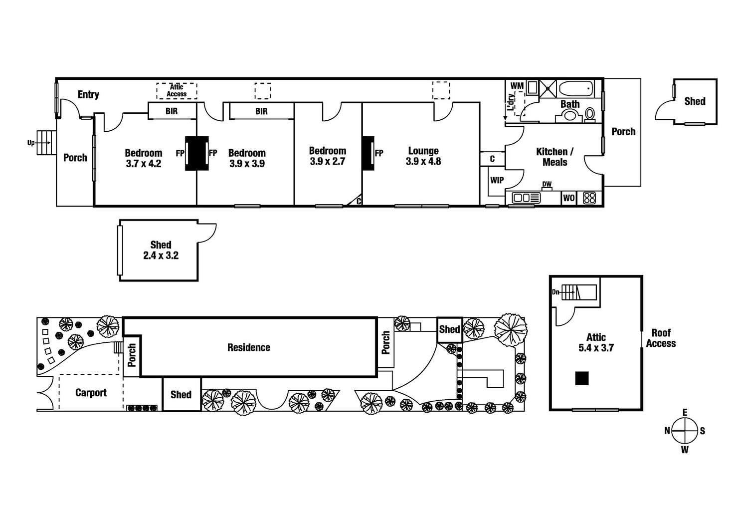 Floorplan of Homely house listing, 1 Torrington Street, Canterbury VIC 3126