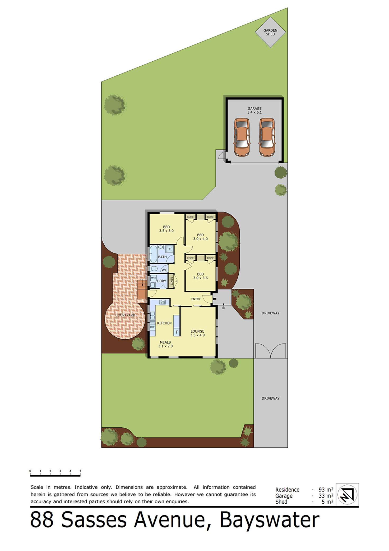 Floorplan of Homely house listing, 88 Sasses Avenue, Bayswater VIC 3153