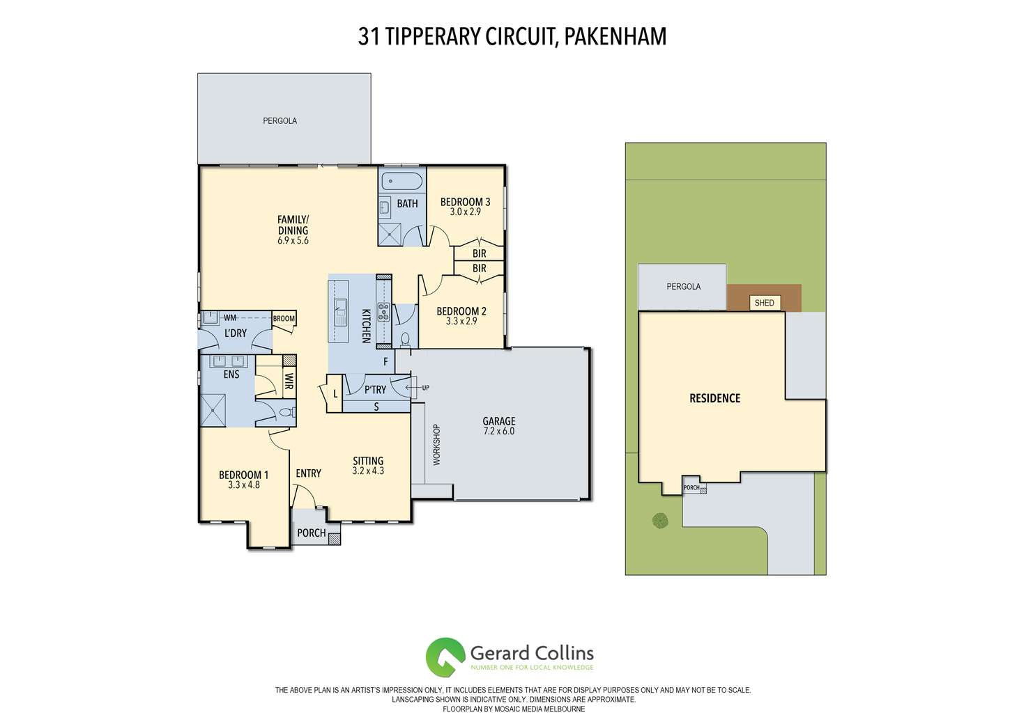 Floorplan of Homely house listing, 31 Tipperary Circuit, Pakenham VIC 3810