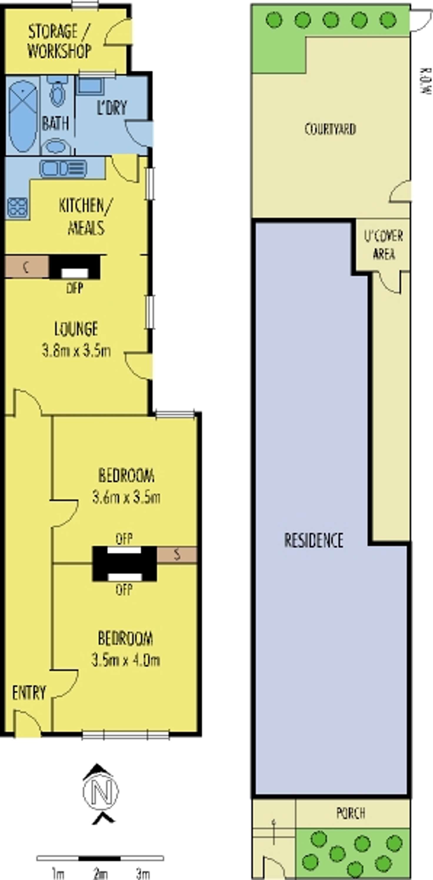 Floorplan of Homely house listing, 200 Richardson Street, Carlton North VIC 3054