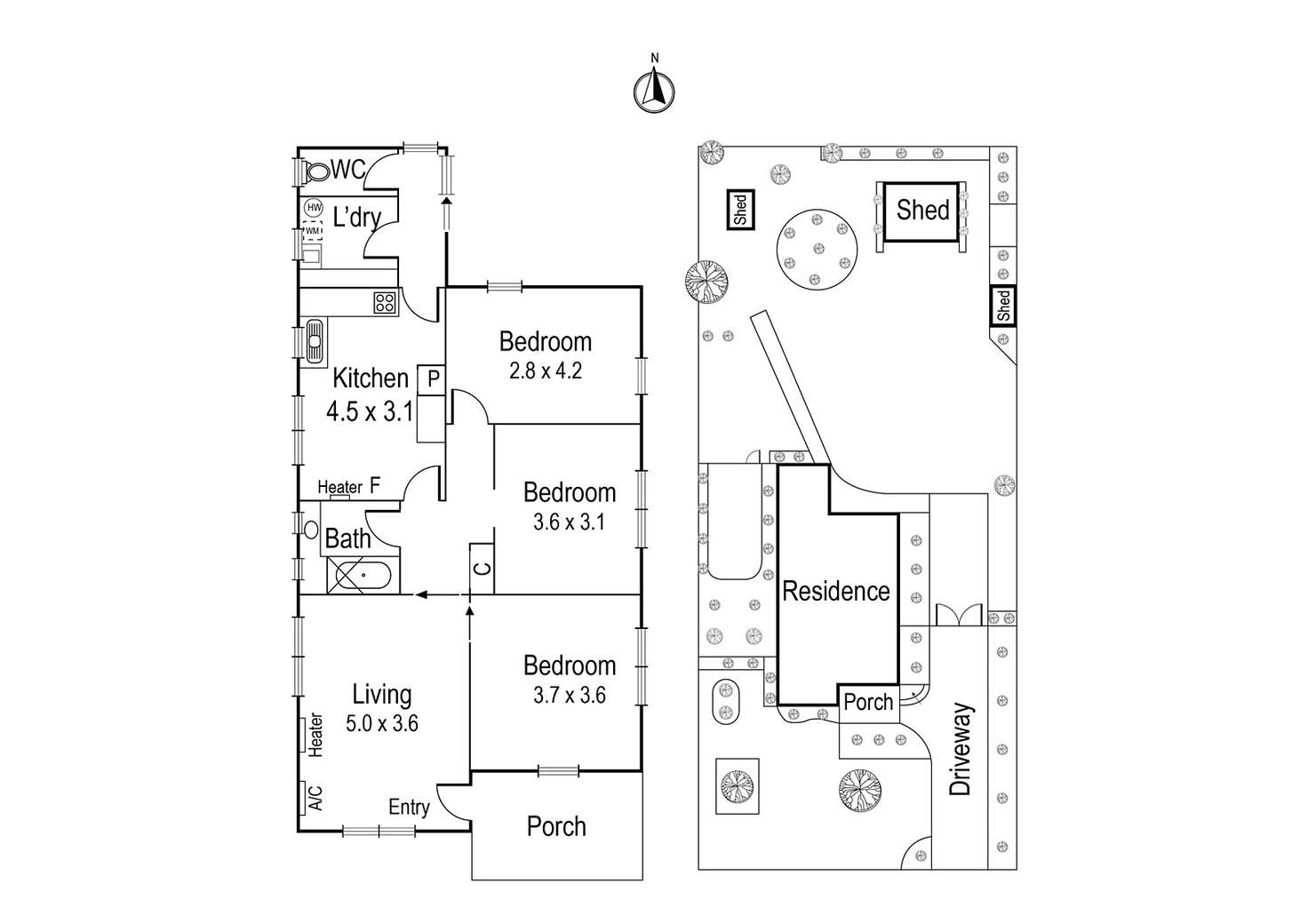 Floorplan of Homely house listing, 76 Beatty Street, Ivanhoe VIC 3079