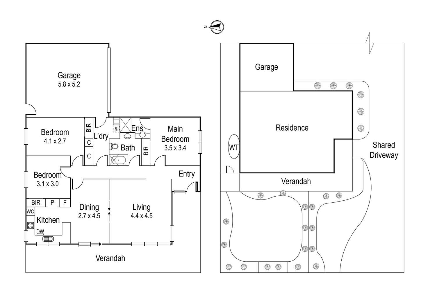 Floorplan of Homely unit listing, 1/1 Wallace Street, Ivanhoe VIC 3079