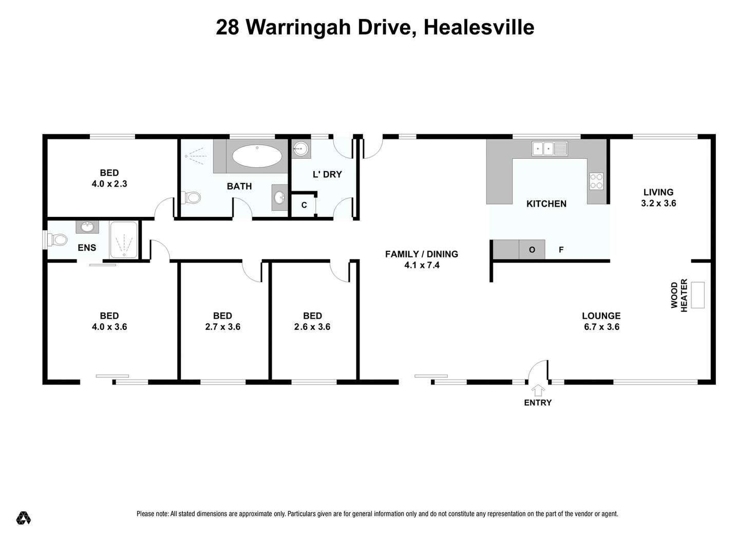 Floorplan of Homely house listing, 28 Warringah Drive, Healesville VIC 3777