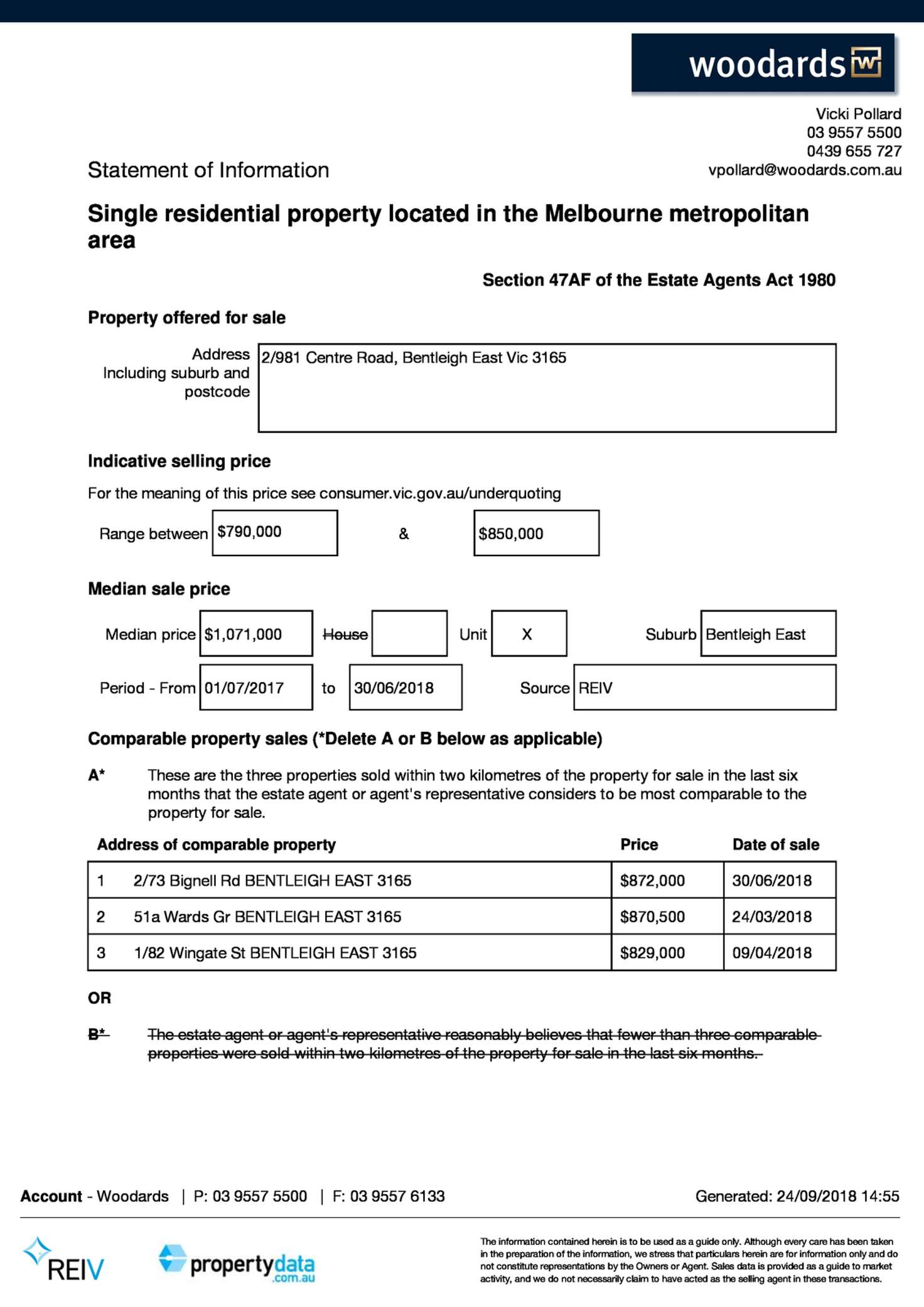 Floorplan of Homely house listing, 2/981 Centre Road, Bentleigh East VIC 3165