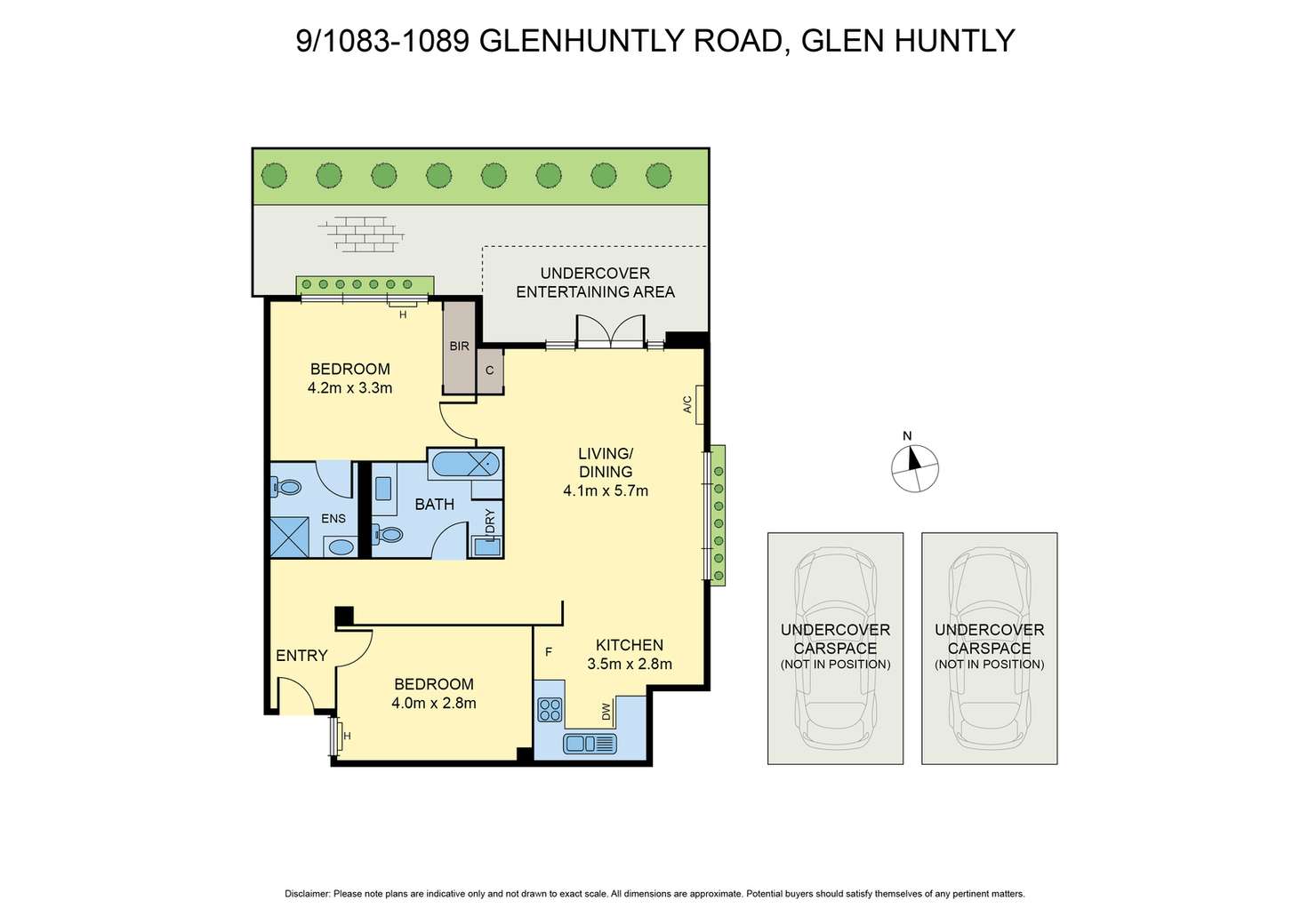 Floorplan of Homely apartment listing, 9/1083-1089 Glen Huntly Road, Glen Huntly VIC 3163