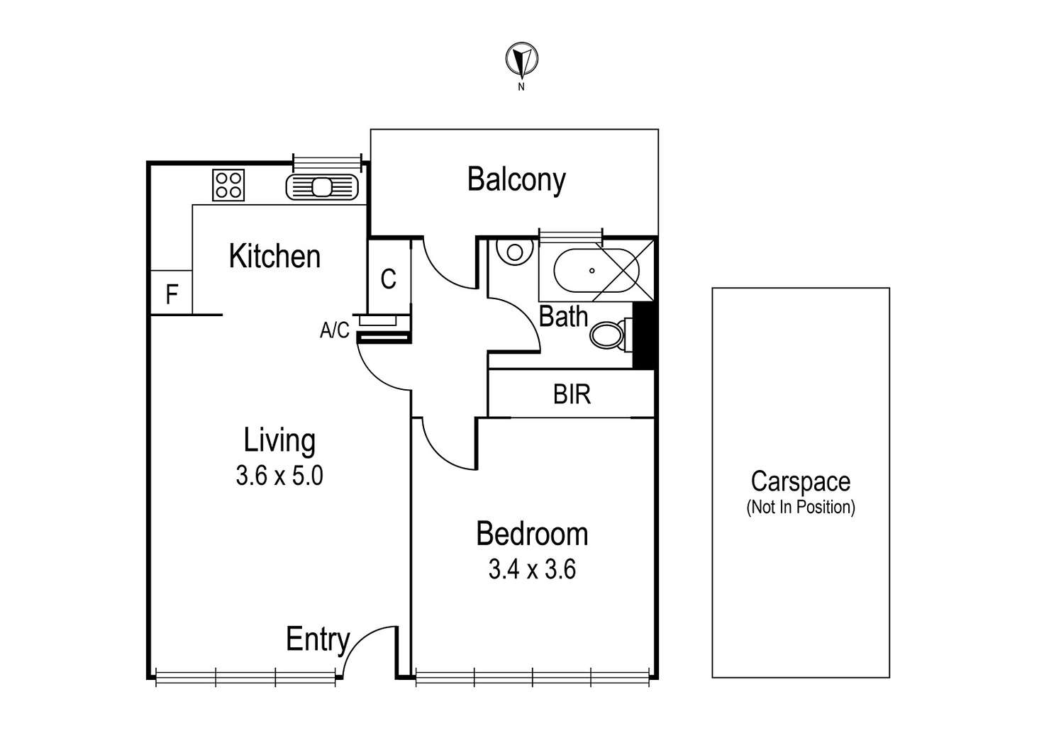 Floorplan of Homely apartment listing, 8/289 Upper Heidelberg Road, Ivanhoe VIC 3079