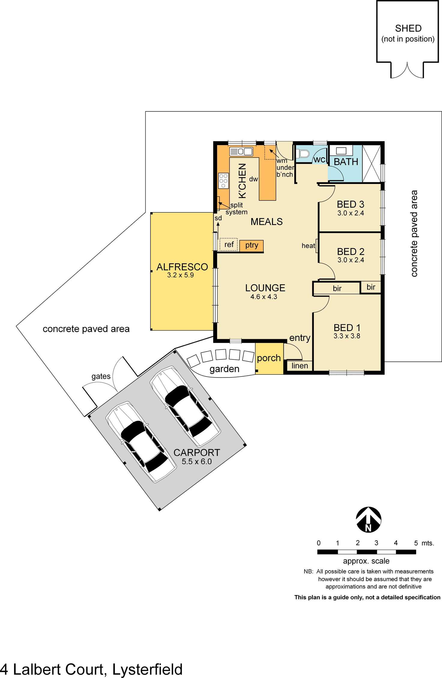 Floorplan of Homely house listing, 4 Lalbert Court, Lysterfield VIC 3156