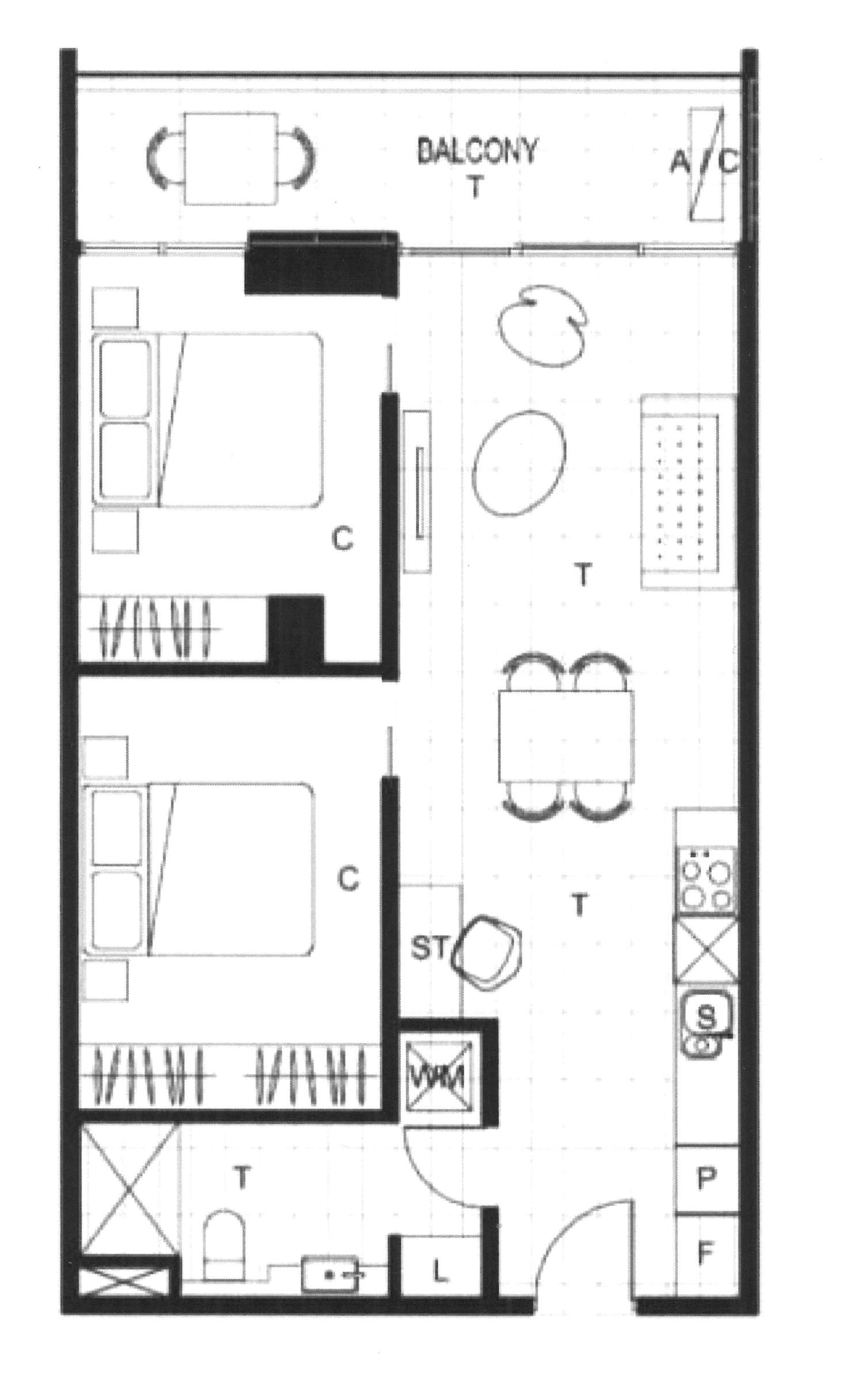 Floorplan of Homely apartment listing, 303/15 Clifton Street, Prahran VIC 3181