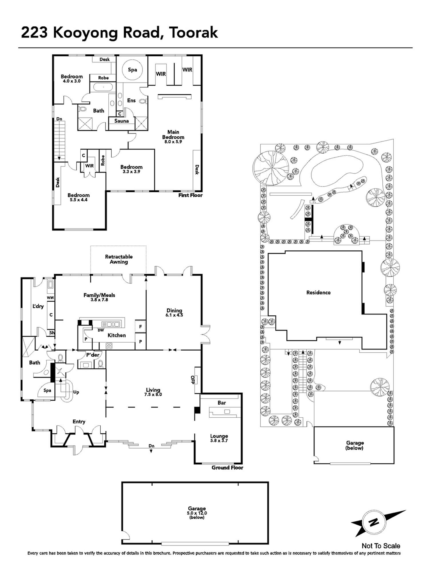 Floorplan of Homely house listing, 223 Kooyong Road, Toorak VIC 3142