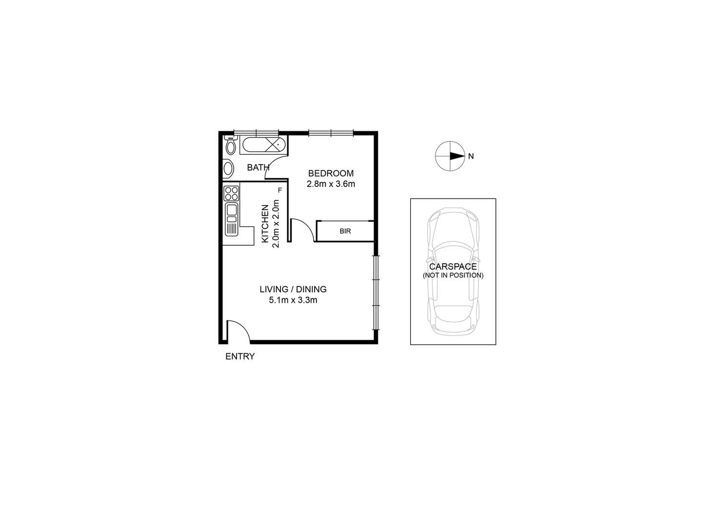 Floorplan of Homely apartment listing, 10/87 Ross Street, Port Melbourne VIC 3207