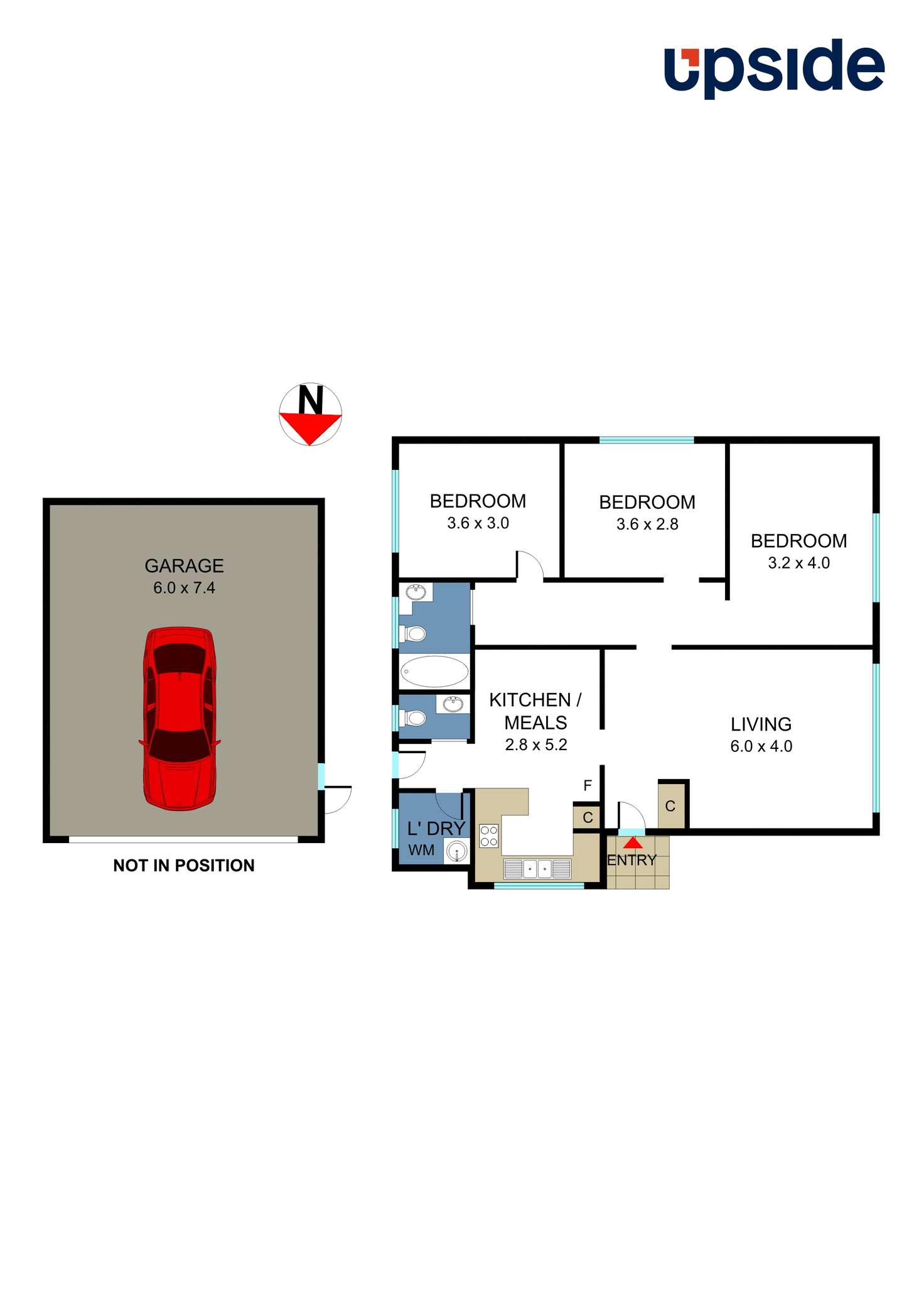 Floorplan of Homely house listing, 64 Pine Street, Frankston North VIC 3200