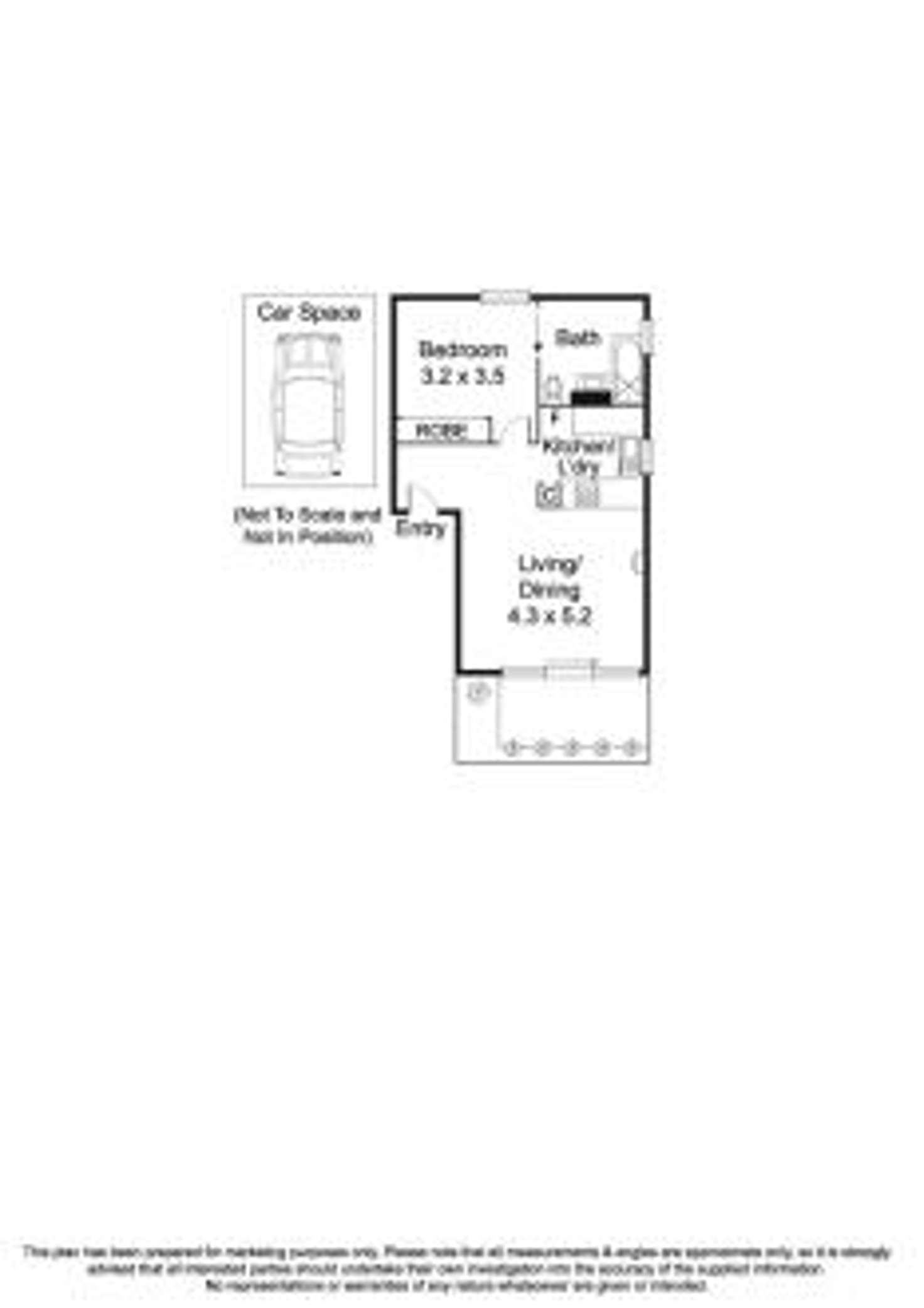 Floorplan of Homely apartment listing, 24/174 Lee Street, Carlton North VIC 3054