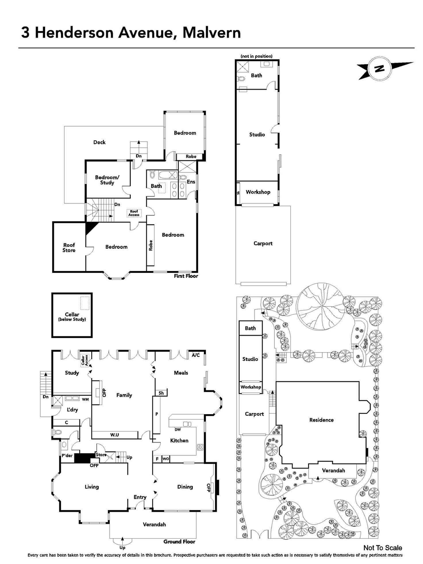 Floorplan of Homely house listing, 3 Henderson Avenue, Malvern VIC 3144