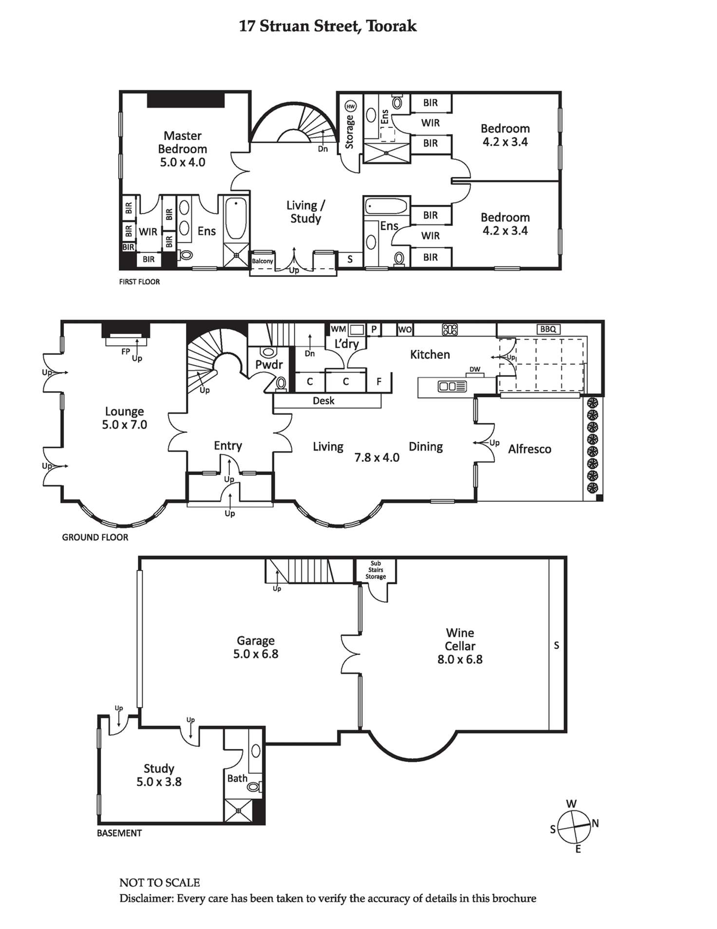 Floorplan of Homely house listing, 17 Struan Street, Toorak VIC 3142