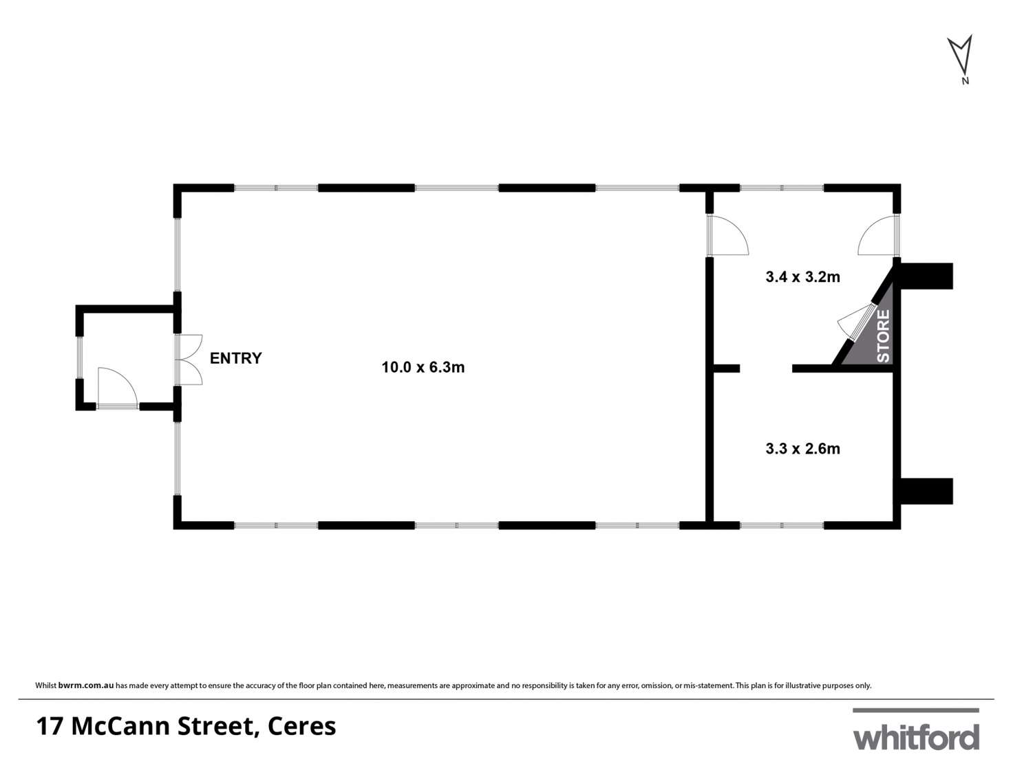 Floorplan of Homely other listing, 17 McCann Street, Ceres VIC 3221