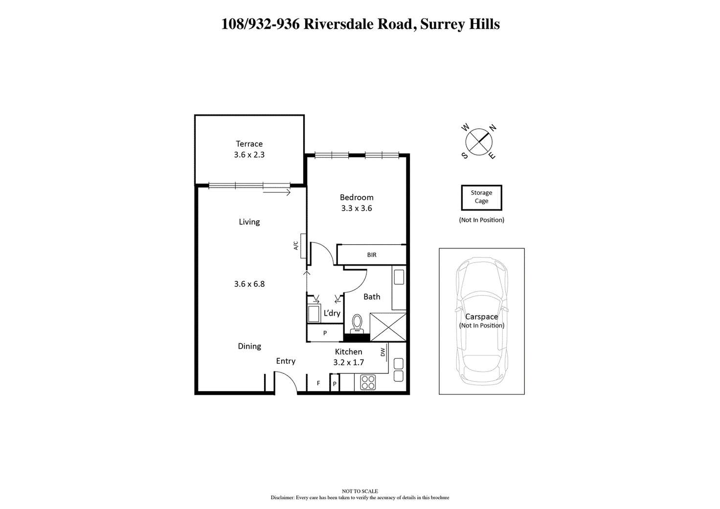 Floorplan of Homely apartment listing, 108/932 Riversdale Road, Surrey Hills VIC 3127