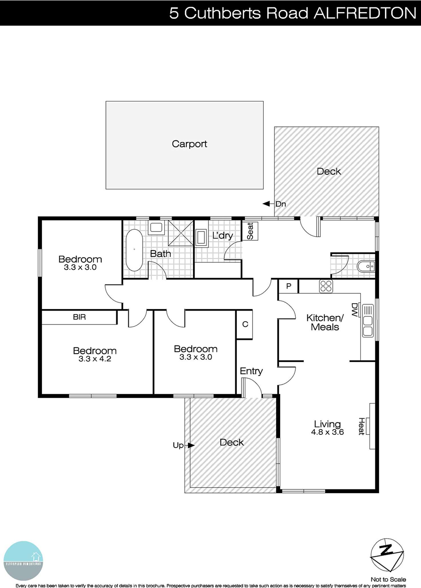 Floorplan of Homely house listing, 5 Cuthberts Road, Alfredton VIC 3350