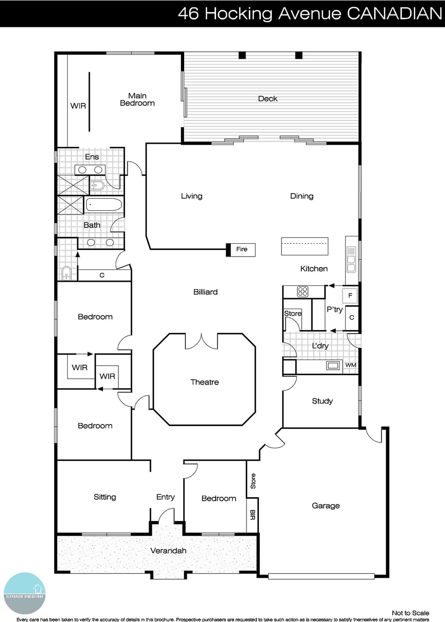 Floorplan of Homely house listing, 46 Hocking Avenue, Canadian VIC 3350