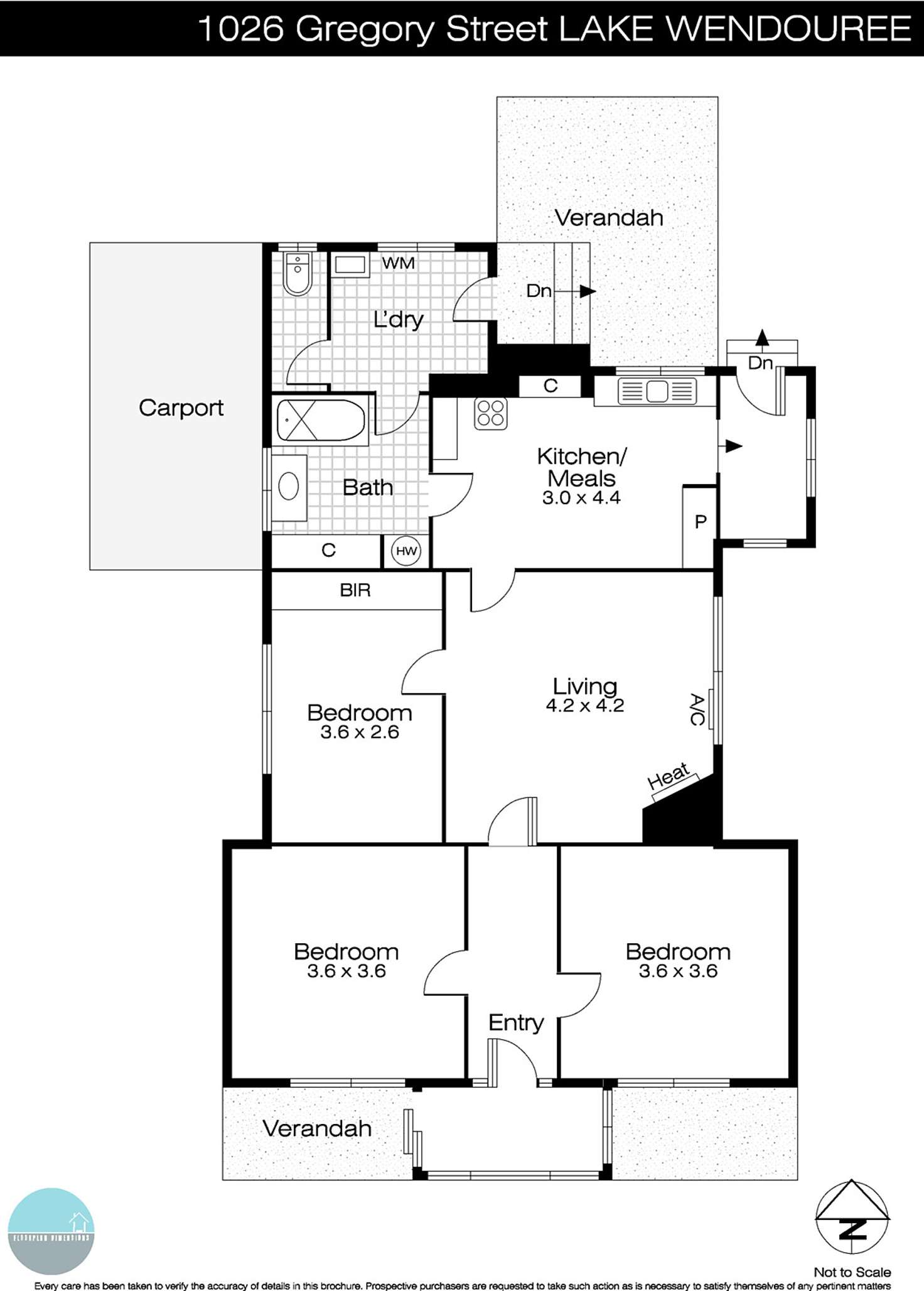 Floorplan of Homely house listing, 1026 Gregory Street, Lake Wendouree VIC 3350